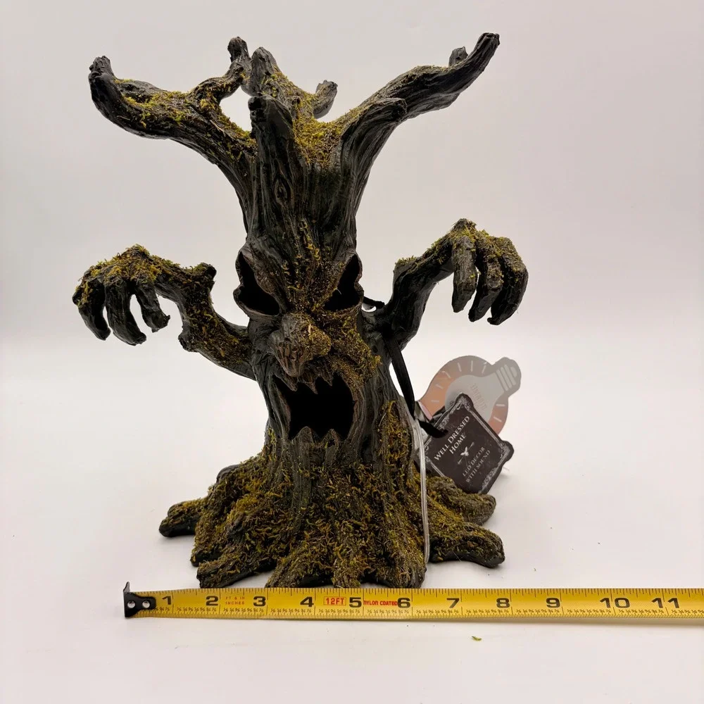 Well Dressed Home Spooky Haunted Tree LED Light Up Decor with Sound Halloween